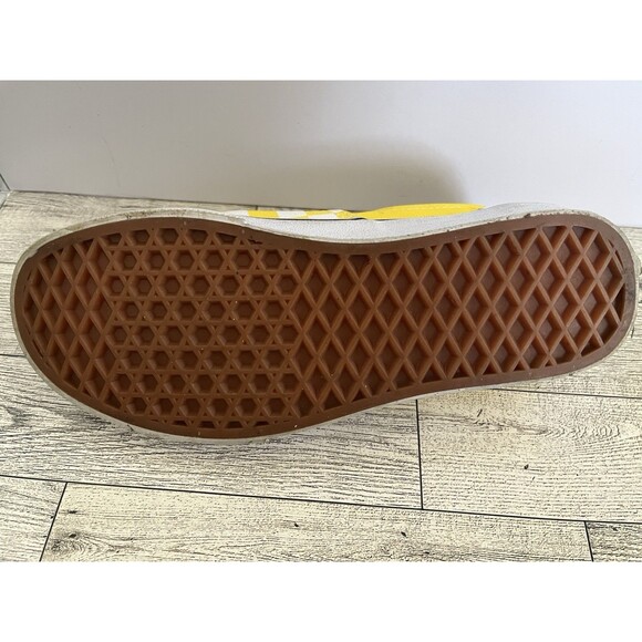 VANS Old Skool Yellow Checkerboard Skateboard Sneakers US Men 4.5 Women 6.0 - Picture 11 of 12